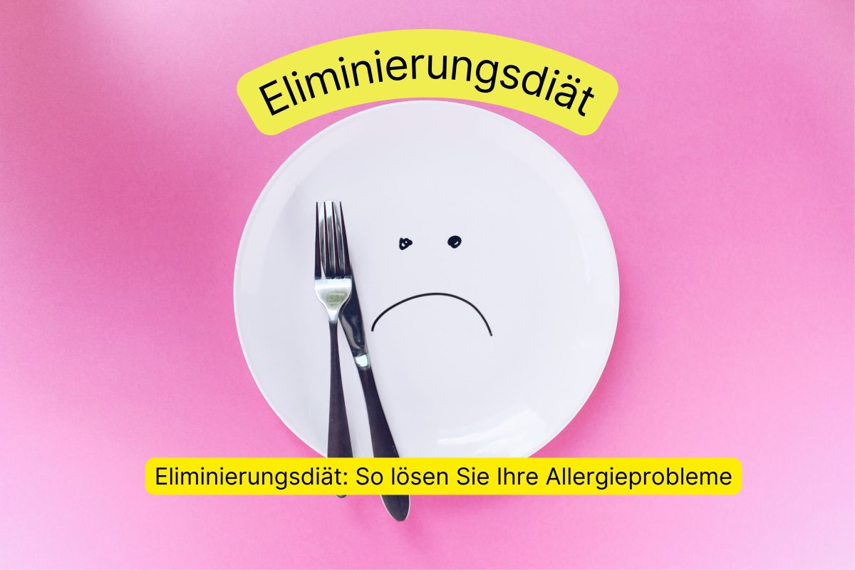 Eine gesunde Auswahl an Lebensmitteln für die Eliminierungsdiät