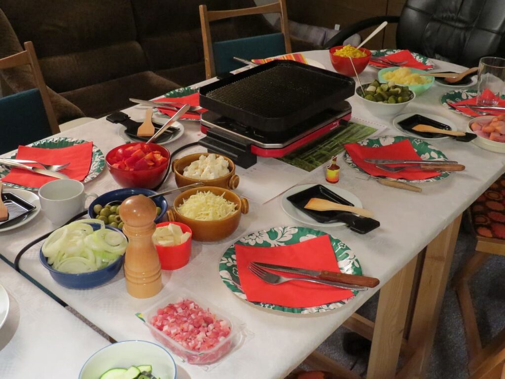 raclette vorbereitung 2